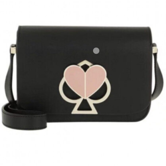kate spade Handbags - (LIKE NEW) Authentic Kate Spade Nicola Twist Lock Purse (Black and Pink)
